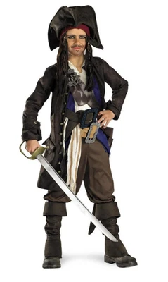 Disfraz Tween Prestige Jack Sparrow XL (14-16) Disney Piratas del Caribe Foto 1 de 2