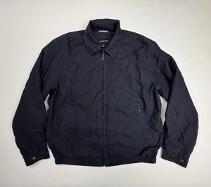 London Fog Black Harrington Blouson Bomber Jacket Men's Size M - Picture 1 of 13