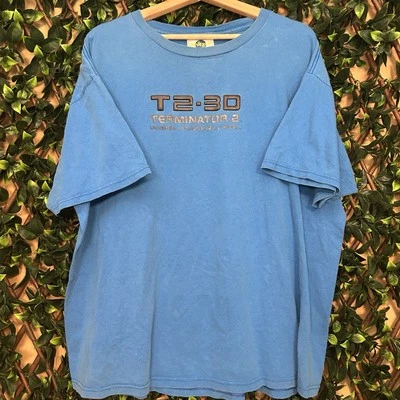 Винтажная промо футболка Universal Studios XL Terminator 2 3D - Изображение 1 из 3