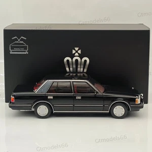 1/18 Toyota Crown MS122 Seventh Generation Black / Red Interior Diecast Model - Picture 1 of 14