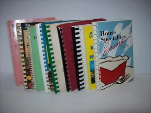 Konvolut (10) alte Kochbücher, spiralgebunden, Kirche, Familie, Vereine... x - Bild 1 von 24