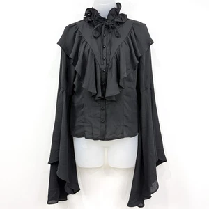 Killstar Moon Shrine Top Women L Witchy Whimsigoth Steampunk Ruffle Fairy Grunge - Picture 1 of 14
