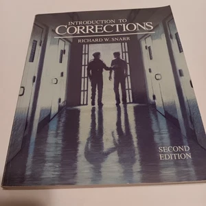Introduction To Corrections Book, Richard W Snarr, Used - Imagen 1 de 20