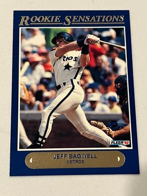 1992 Fleer Baseball Jeff Bagwell No4 дебютант Sensations Houston Astros - Изображение 1 из 2