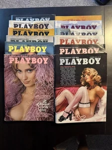 PLAYBOY MAGAZINE 1974 COMPLETE YEAR VERY GOOD CONDITION - Picture 1 of 1