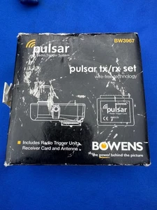 Bowens Studio Flash Lighting Pulsar Set tx/rx BW3967 "READ THE AERIAL IS MISSING - Picture 1 of 21