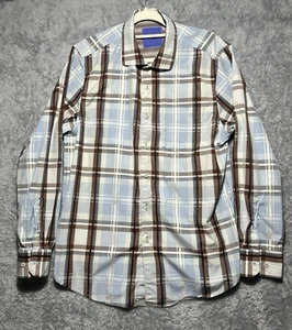 Tommy Bahama Large Plaid Button Up Long Sleeve Cotton Shirt 3682 - Picture 1 of 9