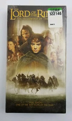 Lord of the Rings 1 Fellowship Of The Ring New Sealed VHS - Image 1 of 2