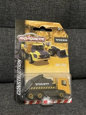 Modellino Majorette Volvo Fmx Skip Camion 1/87 Costruzione Nuovo IN Scatola - Immagine 1 di 3