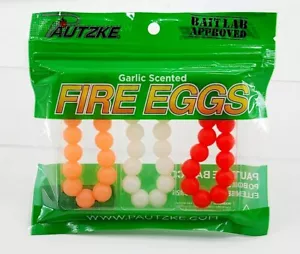 Pautzke Fire Eggs Variety Pack Garlic Scented 45 ct Peach Glow in the Dark Red - Picture 1 of 2