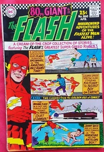 FLASH 160 80 Page Giant DC Silver Age 1966 Captain Cold Trickster Captain Boomer - Bild 1 von 5