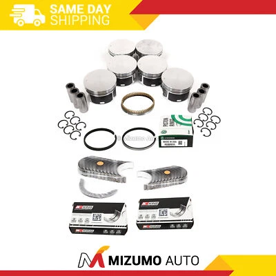 Rodamientos de varilla principal de pistones aptos para 02-10 Dodge Dakota Durango RAM Jeep 3.7 SOHC VIN K Foto 1 de 4