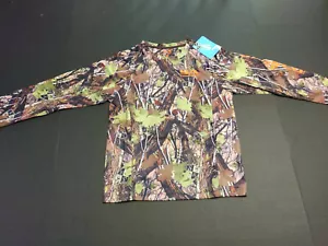 Forest Camouflage Kids Performance Long Sleeve Shirt Dregs Size Youth Small New - Picture 1 of 9