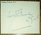 General Sir William Thomas Furse (1865-1953) Autograph ~ Signed Inscribed Card 