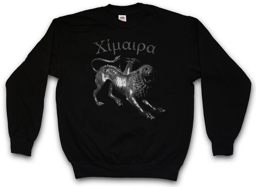 LOEWE FELPA CHIMERA PULLOVER mitologia chimera demone manticora presa leone