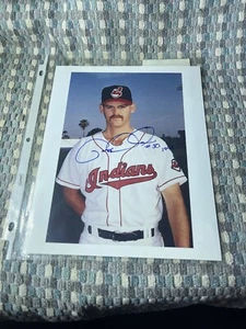 Signed Autograph Photo w/ COA Cleveland Indians GREG OLSEN - Picture 1 of 2