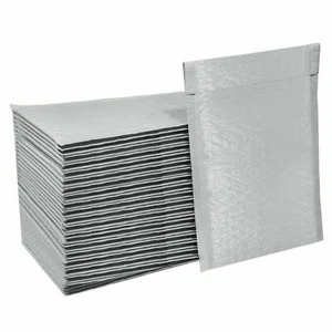 #0 6x10 (6x9) Poly Bubble Mailer Padded Envelope Shipping Bag 25,50,100,250 Pcs - Picture 1 of 4
