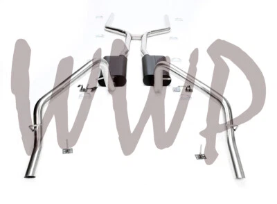 2.5" Stainless Header Back Exhaust System 70-74 Chevy Camaro Pontiac Firebird V8 - Image 1 of 3