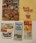 Busch Gardens Tampa Bay Vintage Maps, Brochures. Book. Decal.paper bag c. 1972