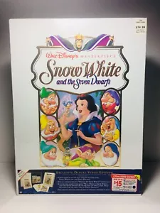 Walt Disney's Snow White & the Seven Dwarfs Exclusive VHS Deluxe Edition New - Picture 1 of 4