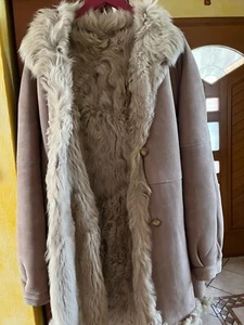 Montone SHEARLING donna originale in pelle - usato Taglia 44 - Foto 1 di 11