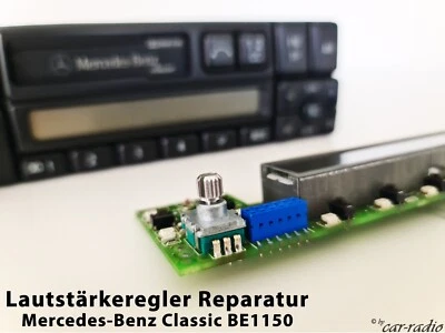 Reparatur Lautstärkeregler Drehregler Poti Mercedes Classic BE1150 Becker Radio - Bild 1 von 3