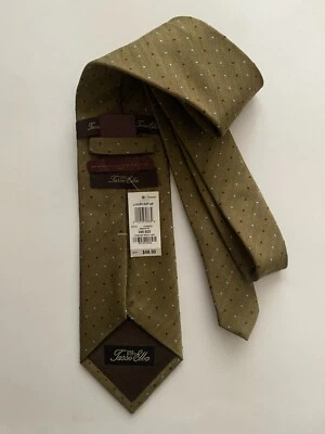 ШЕЛКОВЫЙ/КАШЕМИРОВЫЙ ГАЛСТУК TASSO ELBA.58X3,5 ДЮЙМА ШИРИНА.НОВЫЙ. - Изображение 1 из 2