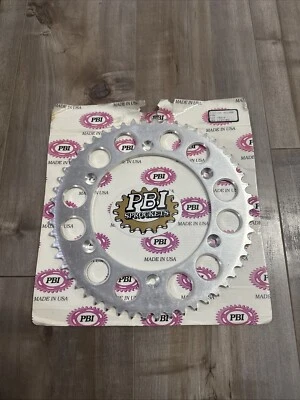 Piñón trasero PBI aluminio 54T KTM vintage MX Enduro 125 250 350 495 500 600 LC4 Foto 1 de 3