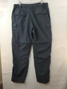 Utex Canada Mens Large (36-38) Navy Blue Cargo Zip Off Convertible Pants  - Picture 1 of 11