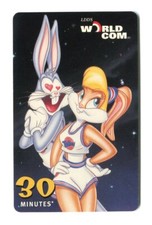 1996-98 LDDS Worldcom Phone Card Michael Jordan Bugs Lola Bunny Space Jam 30 Min