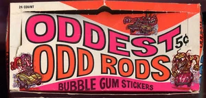 1970 Donruss Oddest Odd Rods Card Set EMPTY Wax Pack Box Rod - Picture 1 of 1