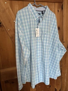 IZOD Comfort Bachelor Men’s 3XL Multi Plaid Button Shirt~Preppy~NWT~MSRP $70 - Picture 1 of 4