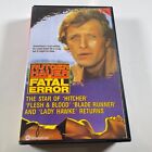 Fatal Error VHS (Big Box ExRental)