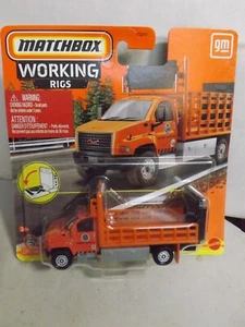 2023 Matchbox Working Rigs Orange GMC 3500 Attenuator Truck 12/16 - Picture 1 of 1