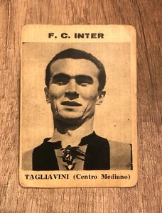 CALCIO-Figurina Cartonata TAGLIAVINI FC INTER 1958/59 Cronograph Roma-Rarità - Foto 1 di 3