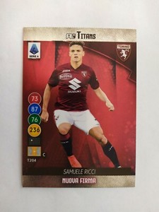CARDS ADRENALYN TITANS PANINI 2022 TORINO RICCI T204 NUOVA DA BUSTINA