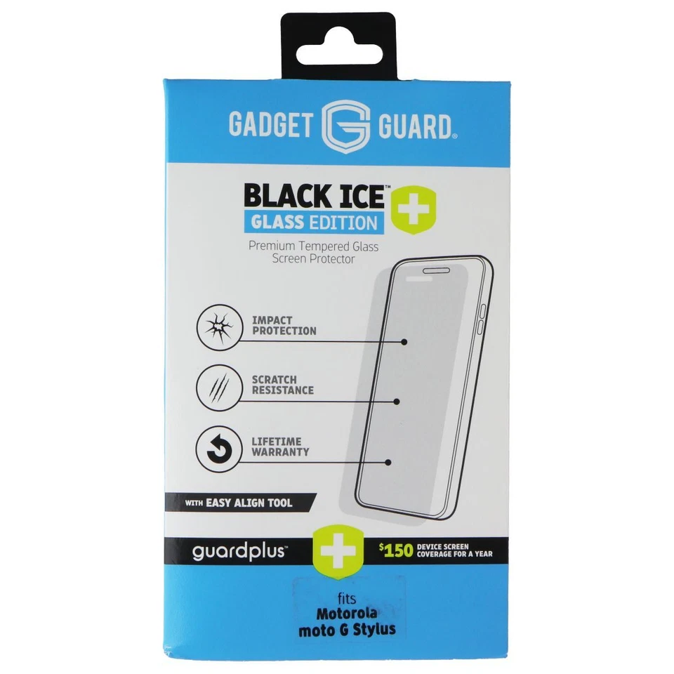 Gadget Guard Black Ice Glass+ (Plus) Screen Protector for Motorola Moto G Stylus - Image 1 of 1