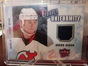 2008-09 Fleer Ultra Uniformity Arron Asham #UA-AA - Picture 1 of 3