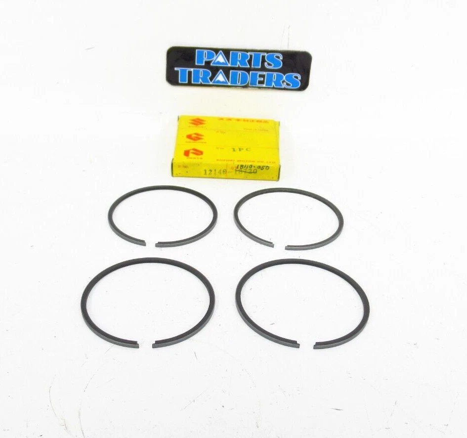 Juego de 4 anillos de pistón originales Suzuki 0,50 T305 TC305 T250 T250II 12140-18720 NUEVO DE STOCK Foto 1 de 1