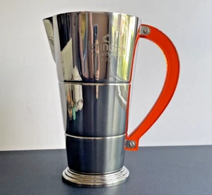 Hennessy Cognac Metal Pitcher Stainless Steel Orange Plastic Handle Brandy - Picture 1 of 10