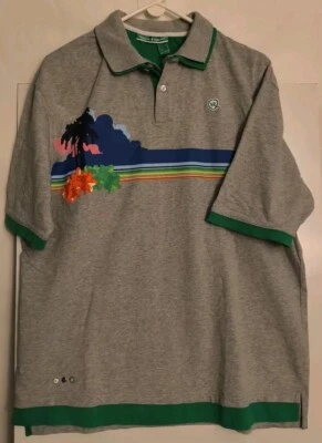 Camisa Polo Roca Wear Adulto XL Palmera Hip Hop Y2K. En capas, gráficos Foto 1 de 4