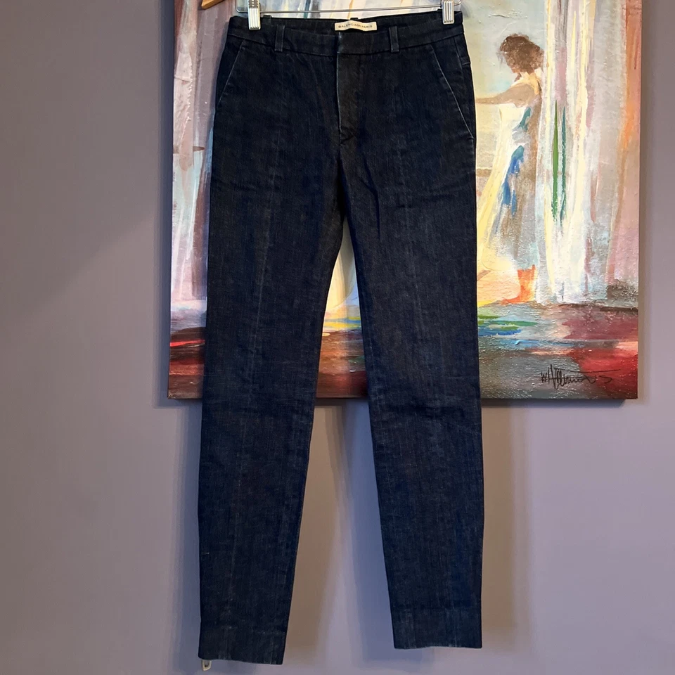 Balenciaga Jean Sz 34 Blue Denim Made In France / See Details💖 - Image 1 of 4