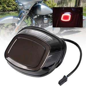LED Rear Brake Tail Light Smoke Lens Fit For Harley Dyna Electra Glide Road King - Picture 1 of 12
