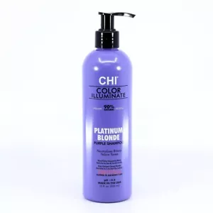 CHI COLOR ILLUMINATE SHAMPOO PLATINUM BLONDE 12 OZ-purple shampoo/sulfate free - Picture 1 of 1
