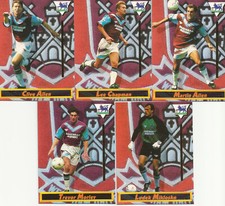 Merlin 1994 West ham United FC x 5 Complete Set