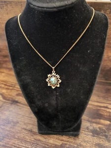 Vintage Sarah Coventry Necklace With Pendant 18" Necklace - Picture 1 of 2