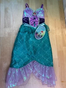 New Girl's Disney Princess Ariel Dress Costume/Dress Up Sz 4-6X* - Picture 1 of 3