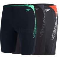 Speedo Boom Splice Adult Mens Swimming Jammer Shorts Swim Trunks Size 26-40 New