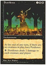 1x Pestilence MTG 5th Edition NM Magic Regular