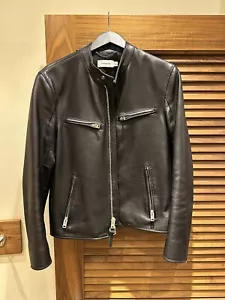 Coach Leather Jacket Men’s Size 46 SKU 218774 Great Shape Fits As A Size Small - Picture 1 of 11